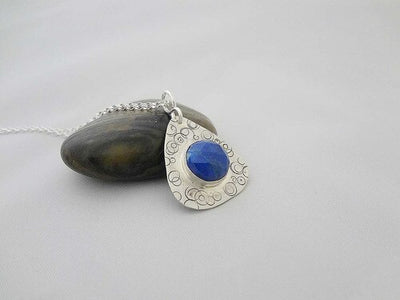 Lapis and Sterling Silver Necklace