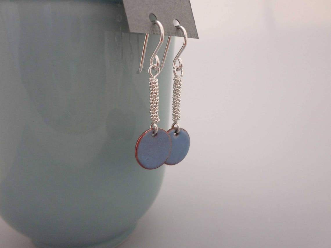 silver dangle earrings