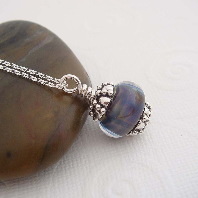 Deep Sea  Wire Wrapped necklace