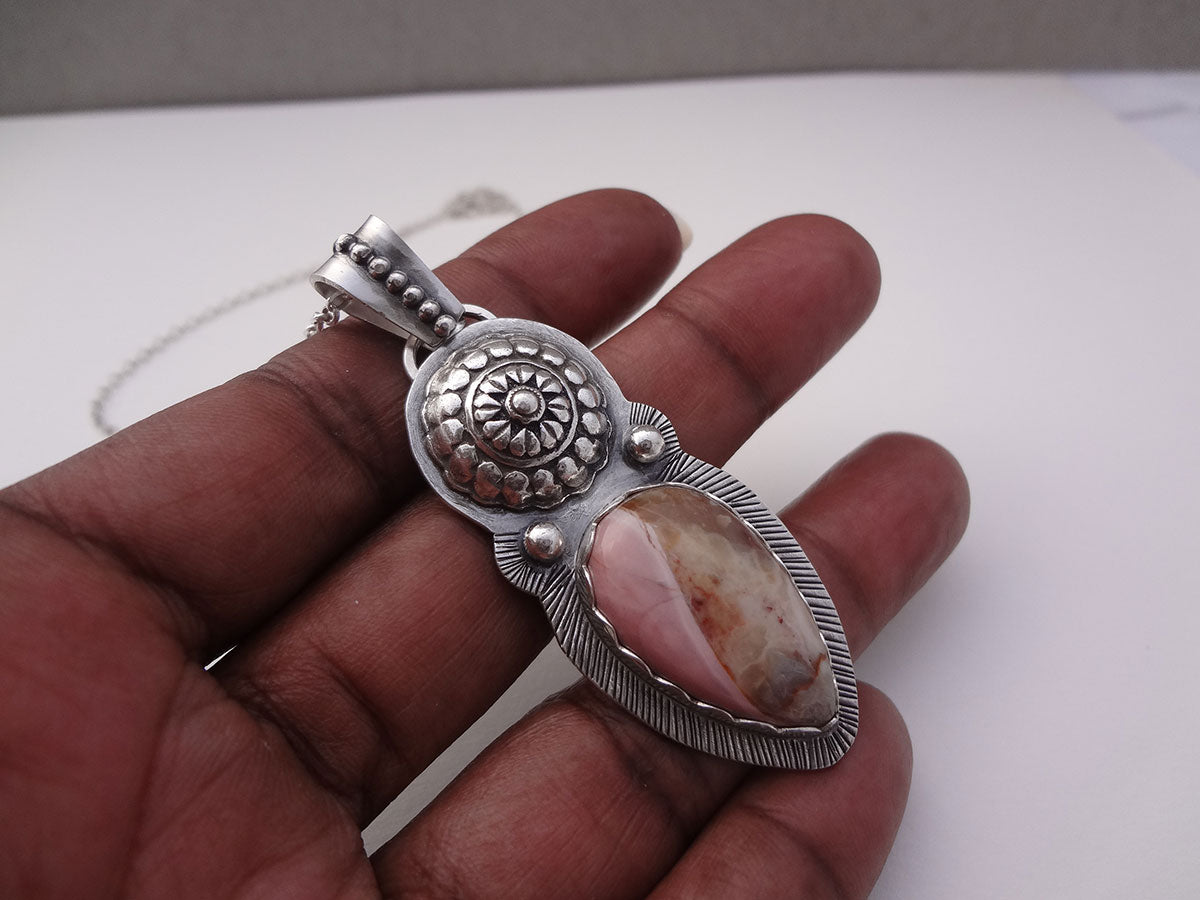 Majoua Pink Opal pendant