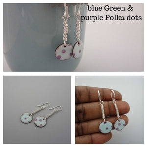 silver dangle earrings