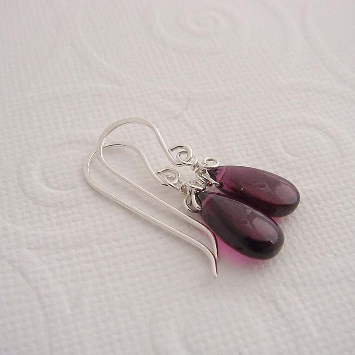 silver dangle earrings