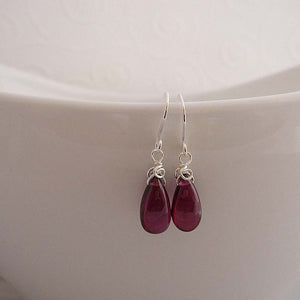 silver dangle earrings