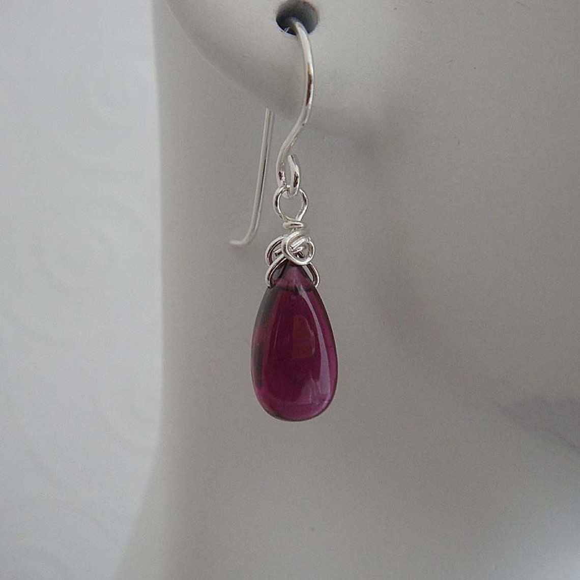 silver dangle earrings